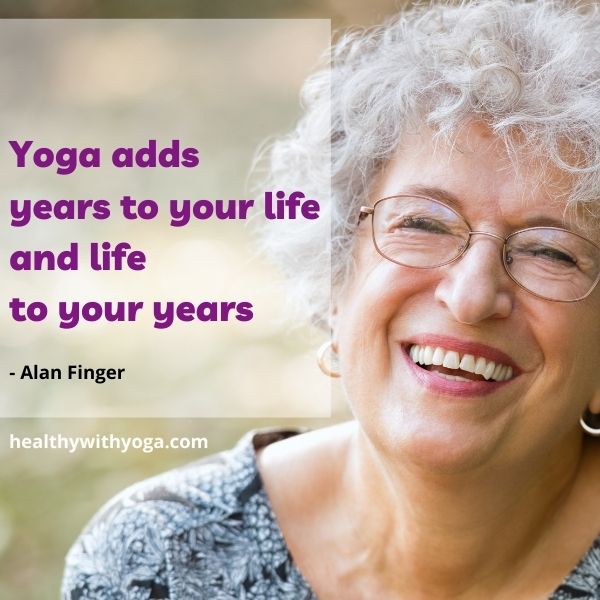 Yoga quote about age